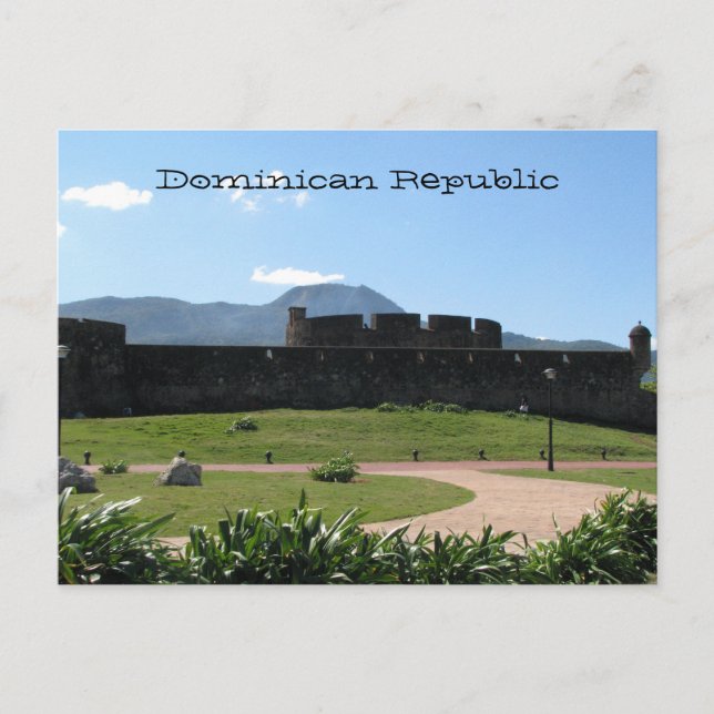 Postal Fortaleza de República Dominicana (Anverso)