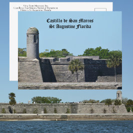 Postal Fortaleza de St Augustine FL Castillo de San Marco