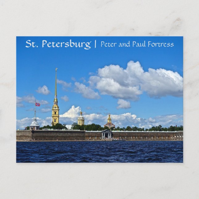 Postal Fortaleza de St Petersburg, de Peter y de Paul (Anverso)