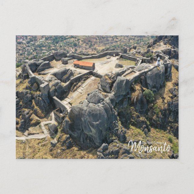 Postal Fortaleza en la cima de la colina- Monsanto Portug (Anverso)