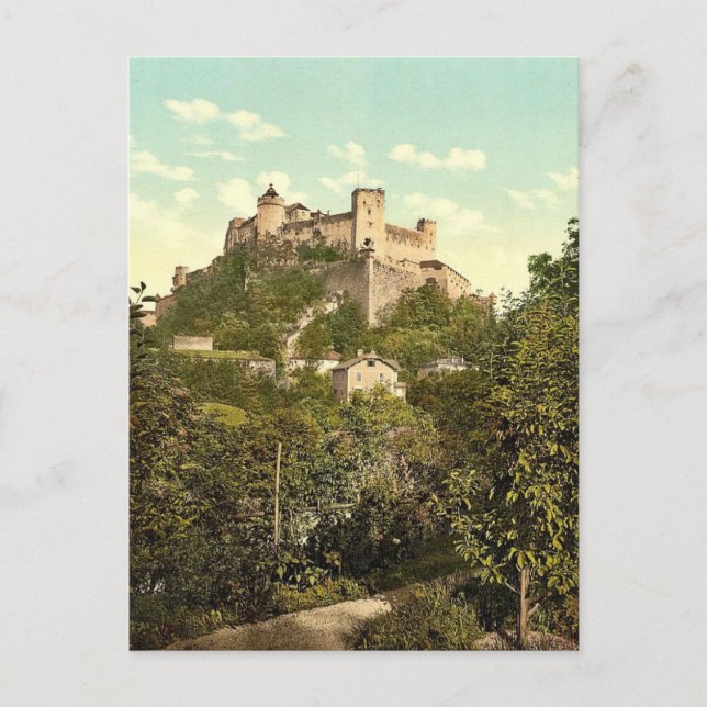 Postal Fortaleza High-Salzburg (es decir, Hohensalzburg), (Anverso)