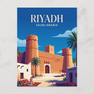 Postal Fortaleza Masmak Arabia Saudita