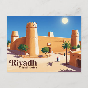 Postal Fortaleza Masmak Arabia Saudita