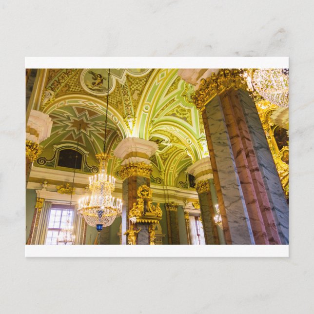 Postal Fortaleza Peter y Paul de San Petersburgo Rusia (Anverso)