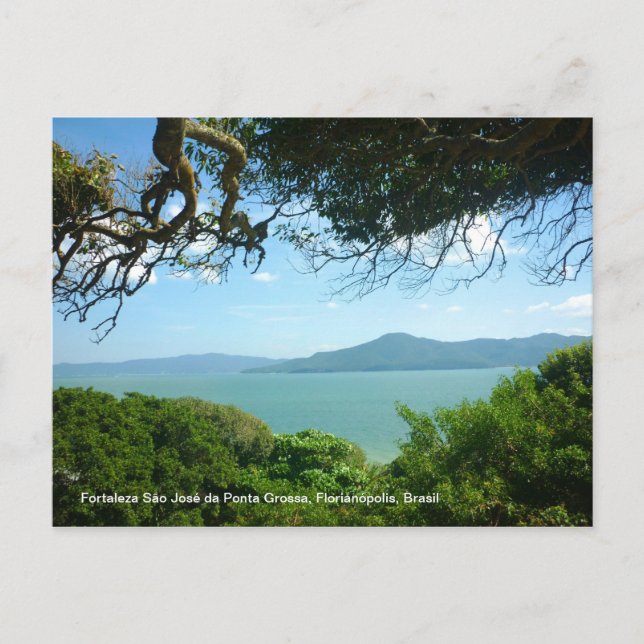 Postal Fortaleza São José, Florianópolis, Brasil. (Anverso)