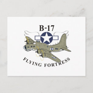 Postal Fortaleza voladora B-17