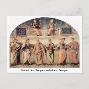 Postal Fortitudo Y Temperatura De Pietro Perugino