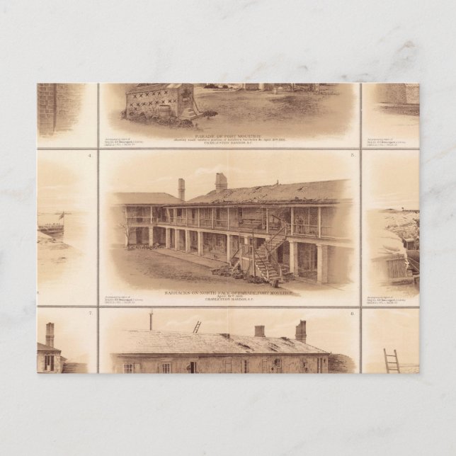 Postal Forts Sumter & Moultrie (Anverso)