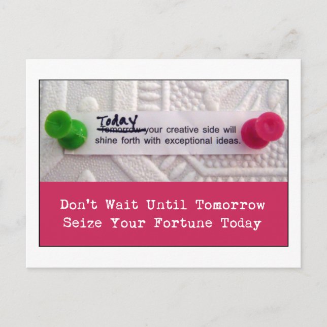 Postal Fortuna creativa (Anverso)