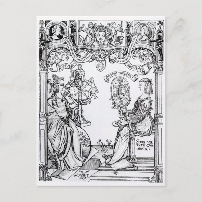 Postal Fortuna y sabiduría (Anverso)