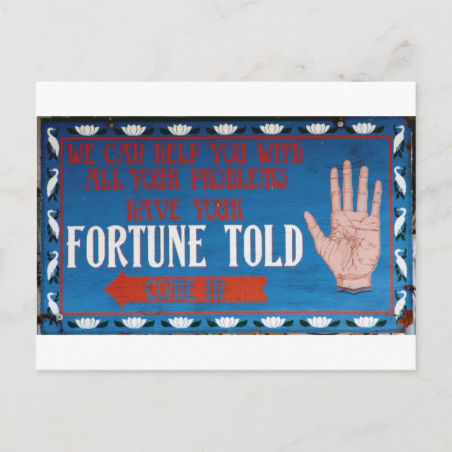 Postal Fortunes Told (Anverso)