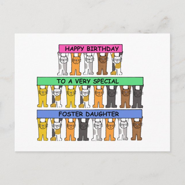 Postal Foster Daughter Birday (Anverso)