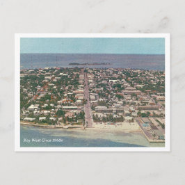 Postal Foto aérea antigua de Key West circa 1960s