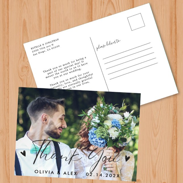Postal Foto agradecimiento de boda (Subido por el creador)