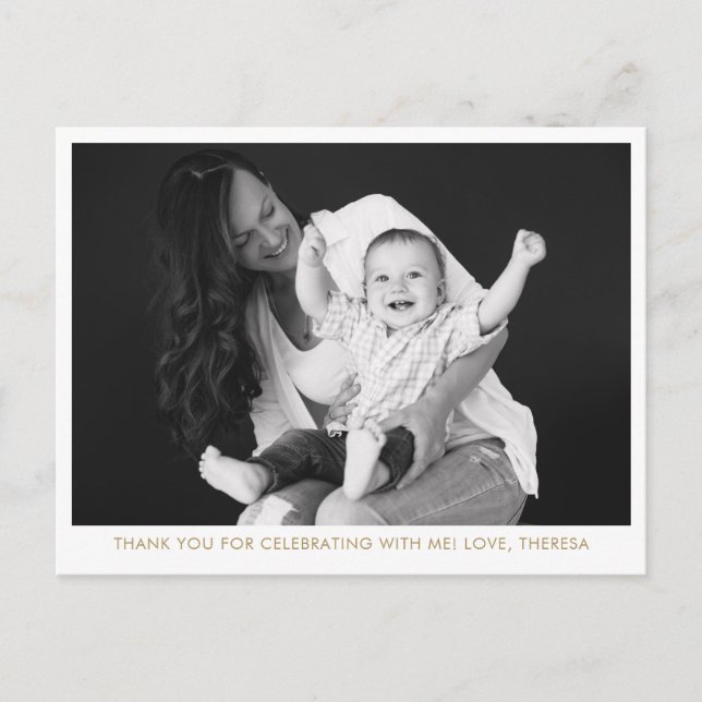 Postal Foto: Bendición Fiesta de madre cristiana gracias (Anverso)