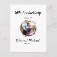 foto circular de bodas de aniversario 50 nombre añ
