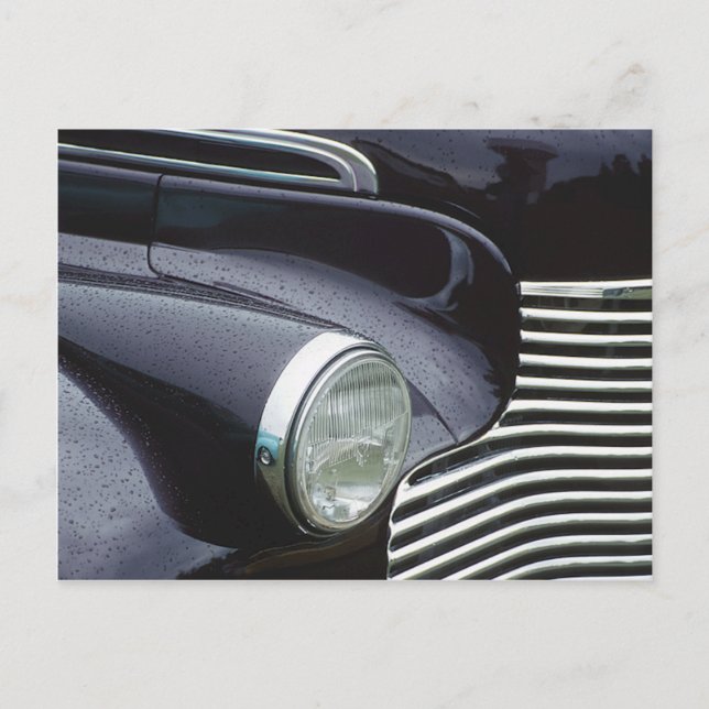 Postal Foto clásica del parrillado de coches de los años  (Anverso)