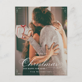 Postal Foto clásica Feliz Navidad Feliz Año Nuevo