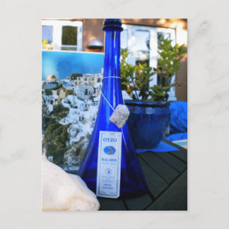 Postal Foto Colette Guggenheim de Santorini OYZO