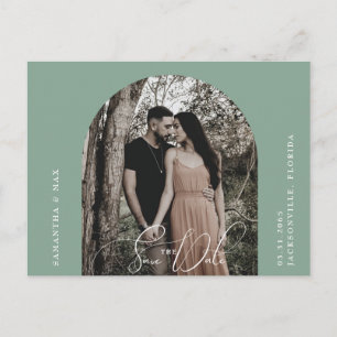 Postal Foto contemporánea del arco sabio negro salva la f