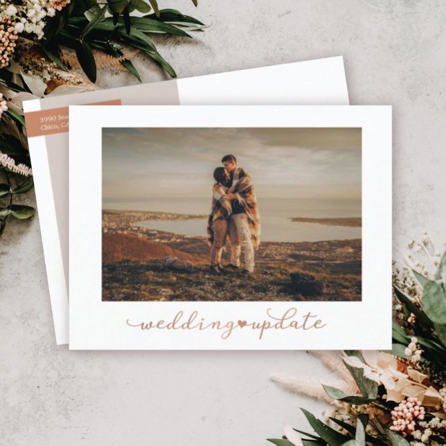 Postal Foto de actualización de boda (Subido por el creador)