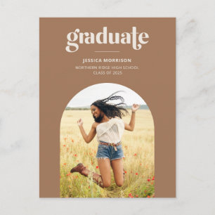 Postal Foto de Arquitectura para Nuevo Graduado Desierto 