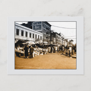 Postal Foto de arte de época: Mercado italiano de 1940, B