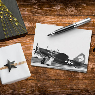 Postal Foto de aviación en blanco y negro de avión antigu