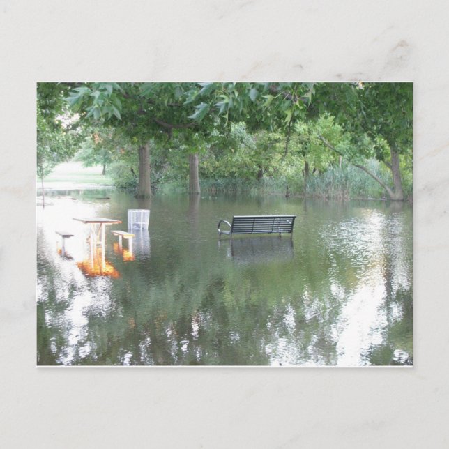 Postal Foto de banco de baraja inclinada (Anverso)