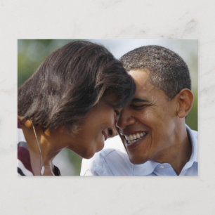 Postal Foto de Barack y Michelle Obama