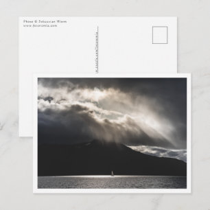 Postal Foto de barco de vela