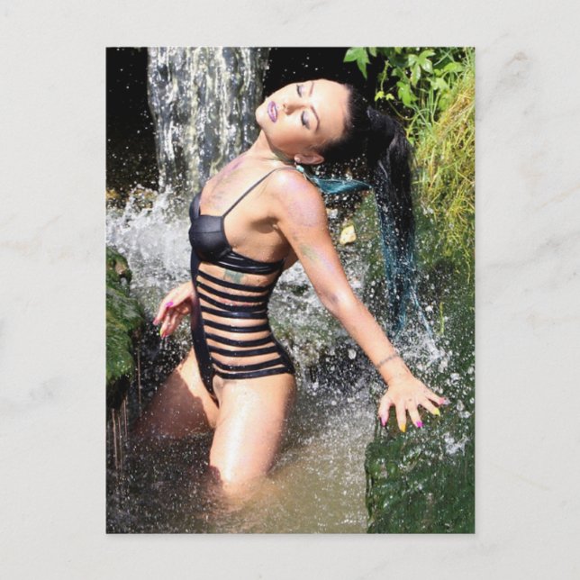 Postal Foto de Beaty exótica (Anverso)