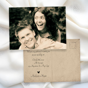 Postal Foto de boda antigua