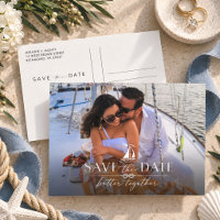 Foto de boda náutica para Save the Date