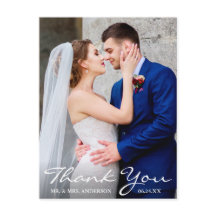 Foto de boda novia y novio gracias