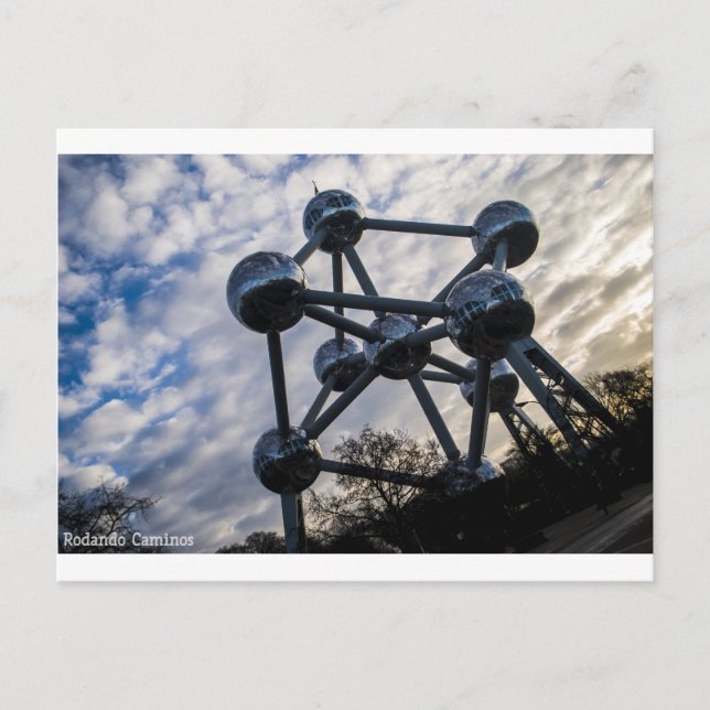 Postal foto de bruselas (Anverso)