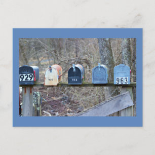 Postal Foto de buzones de correo