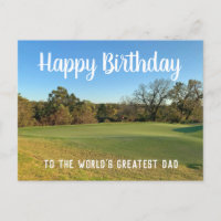 Foto de campo de golf Feliz cumpleaños papá person
