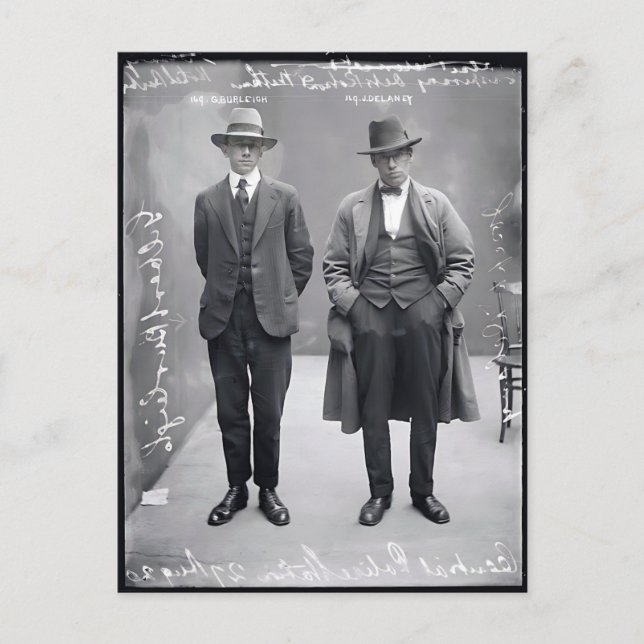 Postal Foto de captura de pantalla de la policía criminal (Anverso)