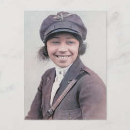 Postal Foto de color de Bessie Coleman