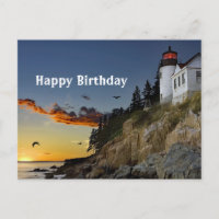 Foto de cumpleaños de Maine Bass Harbor Lighthouse