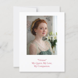 Postal Foto de cumpleaños moderna