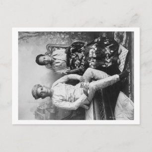 Postal Foto de Dato Mandi y su esposa en Filipinas