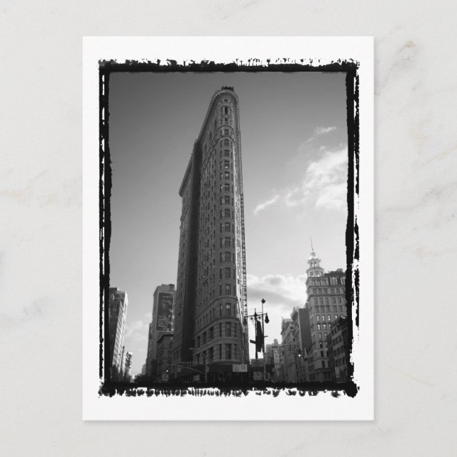 Postal Foto de edificio Flatiron (Anverso)