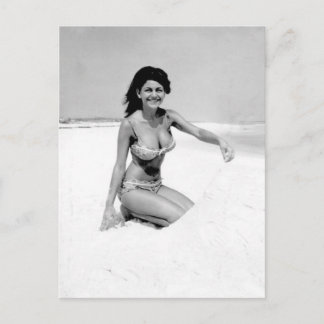 Postal Foto de época Chica de Bikini en Pensacola, Florid