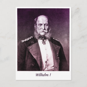 Postal Foto de época del rey Wilhelm I de Alemania
