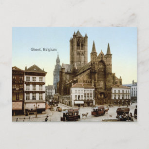 Postal Foto de época: Gante, Bélgica