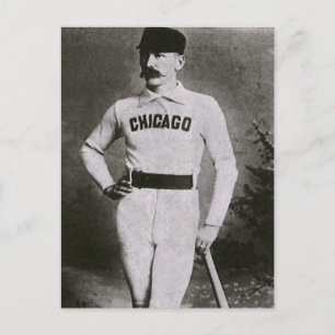 Postal Foto de época, jugador de béisbol Sports Chicago