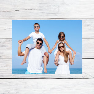Postal Foto de familia personalizada