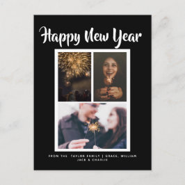 Postal Foto de Feliz Año Nuevo personalizada